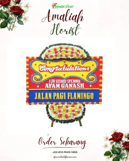 Sewa Papan Bunga Jelu
